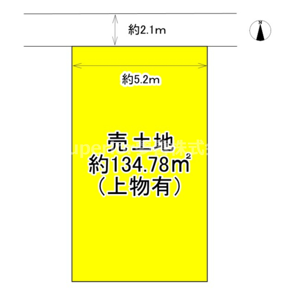 【売土地】大津市昭和町の土地図