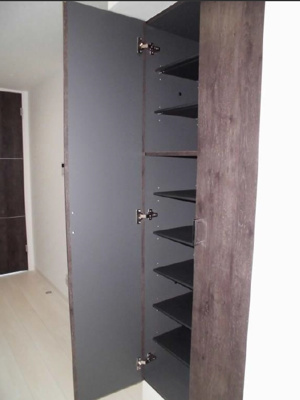 【玄関】 | ピタゴラ箱崎 | 下駄箱もしっかりついてます！