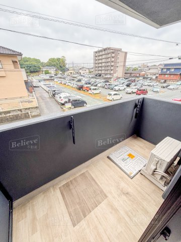 エルグランド久留米のバルコニー|見晴らしの良いバルコニー♪