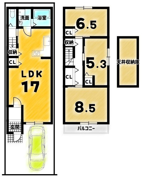 吉祥院西定成町の外観