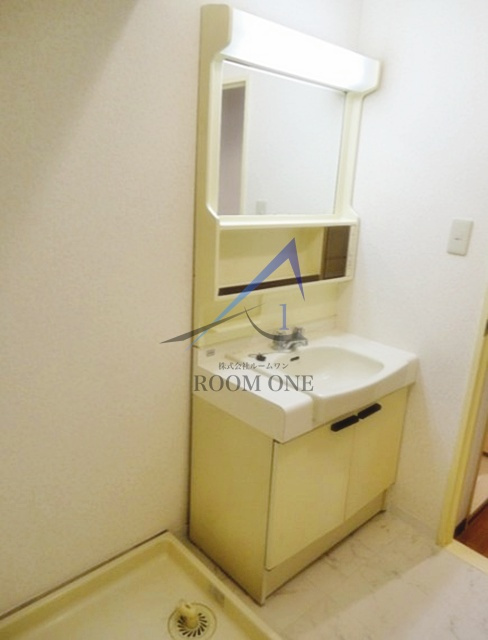 上野ロイヤルハイツの洗面所|洗面台です。