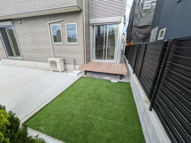 八王子市　楢原町　新築一戸建ての庭|～ちょっとしたガーデニングなども楽しめるスペースあり～