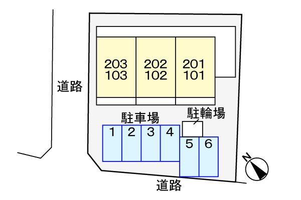 エスポア－ルの駐車場