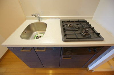 【キッチン】 | スカイコート馬込 | システムキッチン（2口ガスコンロ）