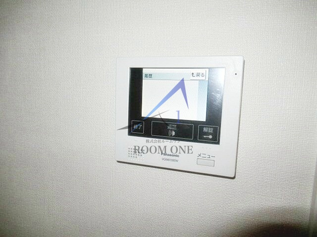アイ・ステージ千束のセキュリティ|モニター付きインターホンです。