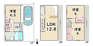 【間取り】 | 右京区山ノ内山ノ下町