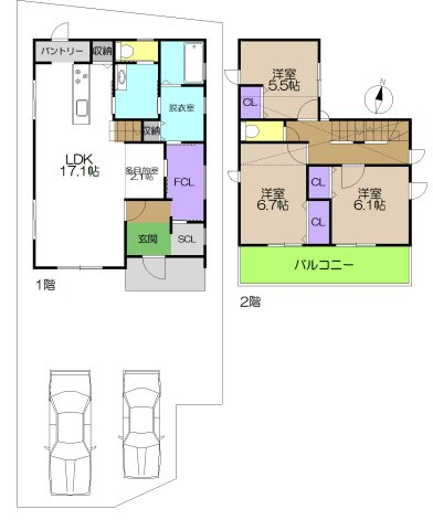 【間取り】 | 新築住宅　高知市薊野東町　④号地