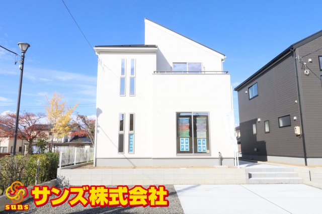 郡山市安積町笹川字北向　　　１号棟　　　安積第３小学校、安積第２中学区　の外観|南側から見た外観