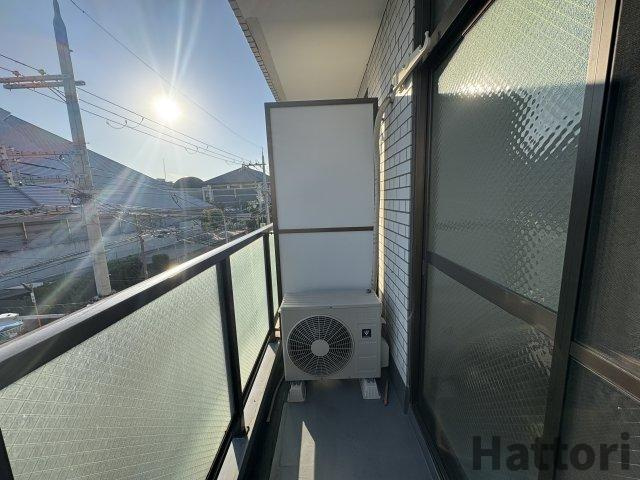 クレール服部のバルコニー