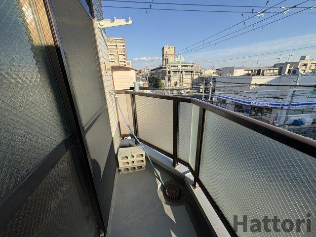 クレール服部のバルコニー