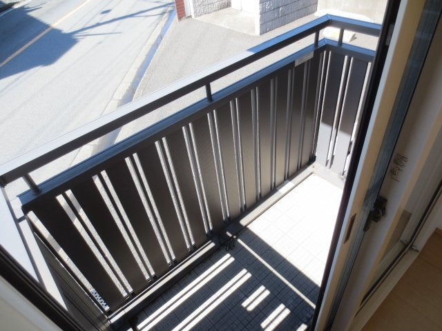 ムート中浦和のバルコニー