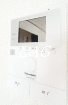 【セキュリティ】 | エバーコート | モニター付きインターフォンです。