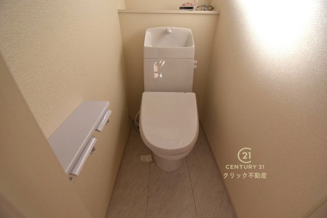 リーブルガーデン  ひたちなか船窪　第2　限定1棟！のトイレ|毎日使う空間と機能だから、いつまでも清潔なスペースであってほしいのがトイレです。お掃除しやすいシンプルなデザインです。