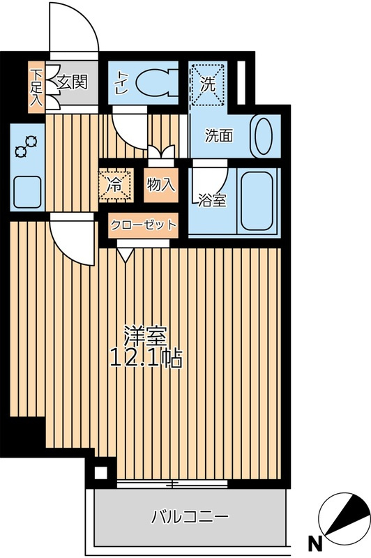 エマーレ行徳の間取り