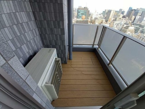 千代田区富士見１丁目の賃貸マンションのバルコニー