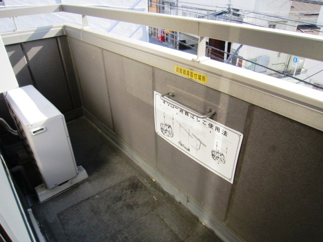 ドミールTのバルコニー