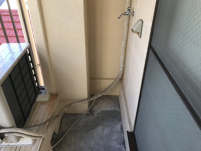 藏前コーポのバルコニー