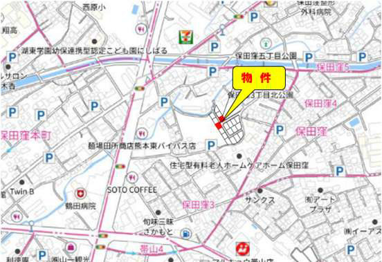 よかタウン／東区保田窪3丁目1期／14号棟の地図