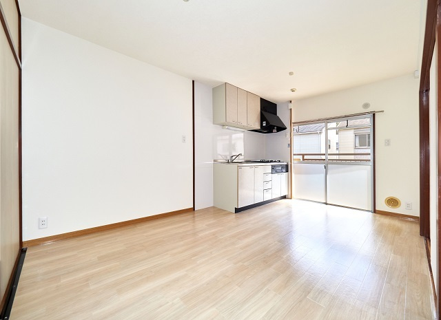 美善ハイツの居間・リビング