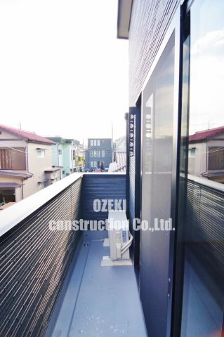 赤山BASEのバルコニー