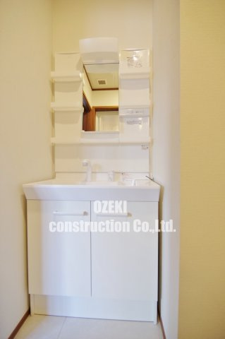 赤山BASEの独立洗面台