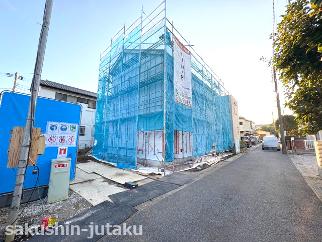 長作台１丁目　新築戸建の外観|長作台１丁目　新築戸建　土地広々５３坪！