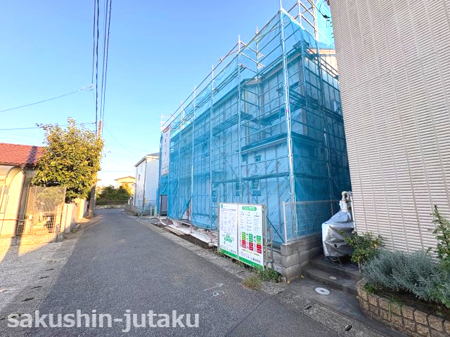 長作台１丁目　新築戸建の外観|長作台１丁目　新築戸建　土地広々５３坪！
