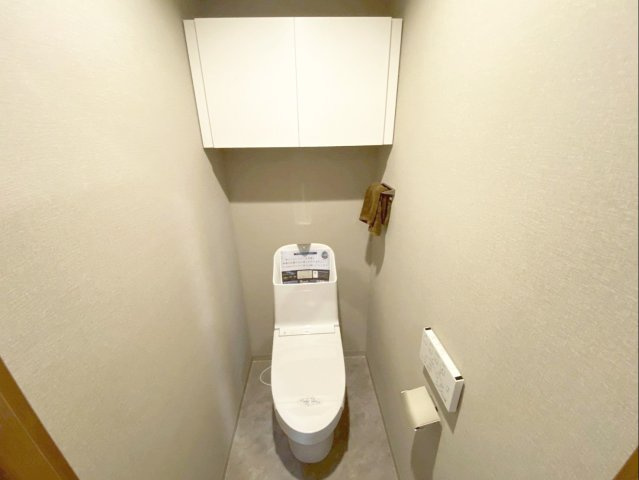 サングレート箱崎公園東のトイレ|温水洗浄便座です！清潔を保てて冬場も便座が暖かく快適です！