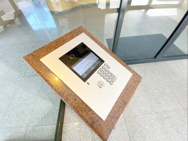 サングレート箱崎公園東の防犯設備|防犯面も安心のオートロック付きマンション！