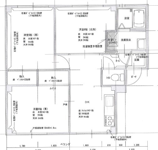矢口コーポの間取り