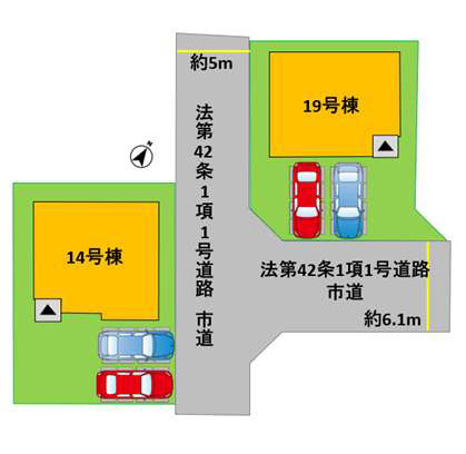 よかタウン／東区保田窪3丁目1期／19号棟の区画図