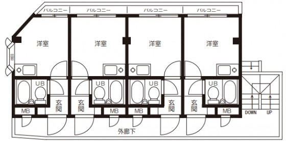 コートハウス双葉台の間取り