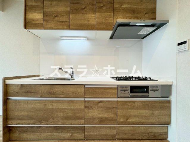 メロディーハイム吹田青葉丘のキッチン|お料理しやすいキッチンです