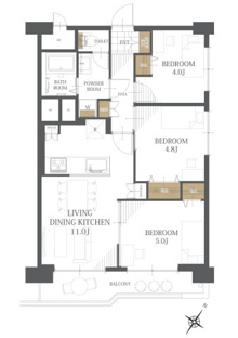 【間取り】ファミール西八王子Ａ棟 