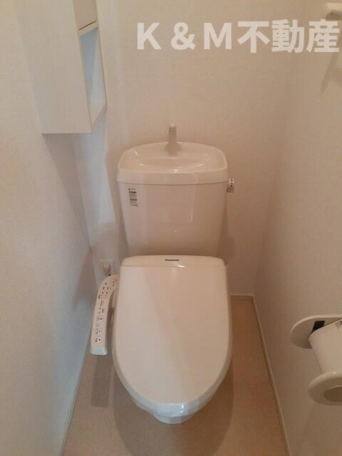 サンシャインビレッジアゼリアＢのトイレ|トイレもきれいです