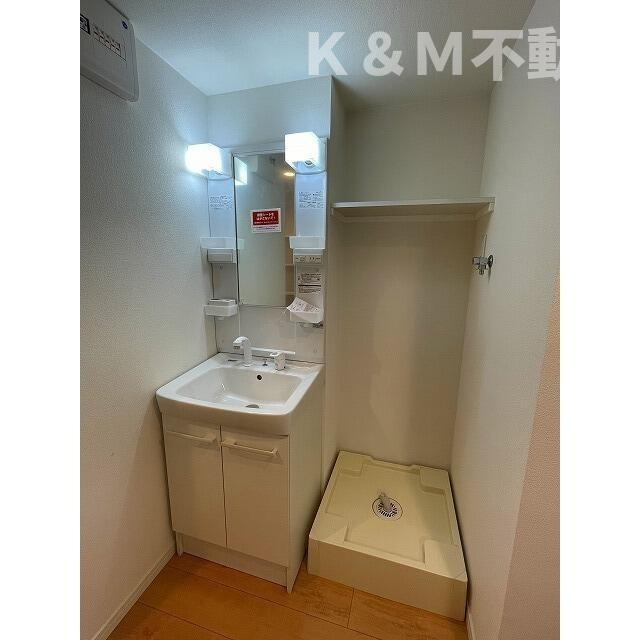 エクセラン馬橋ｗｅｓｔの洗面所|使いやすい洗面所です