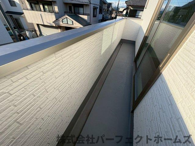 牧野本町二丁目1期2号地のバルコニー|落ち着いた時間を過ごせるバルコニーです