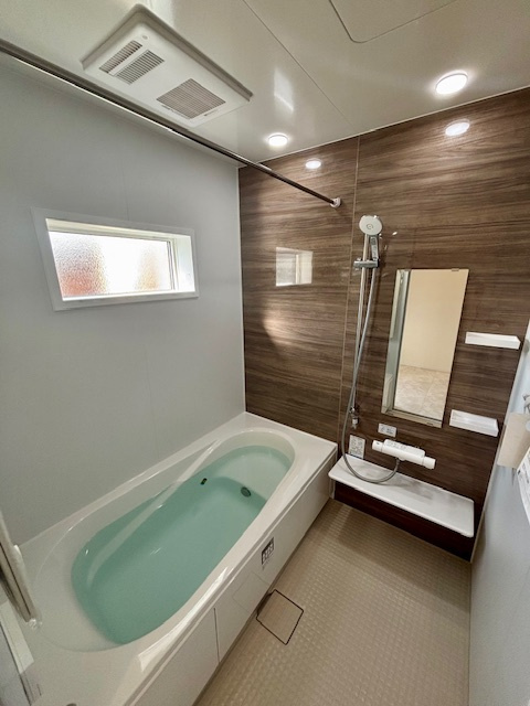 久留米市善導寺町飯田　8号地の浴室|一日の疲れを癒す、やすらぎのバスルーム