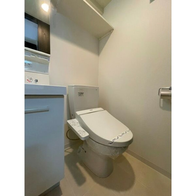 【トイレ】 | エステムコート新大阪Xザ・ゲート | 落ち着いた色調のトイレです