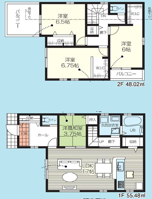 LiveleGarden.S　清瀬市中里2丁目第6　全３棟の間取り