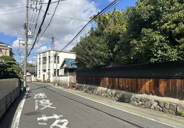 和泉市内田町3丁目土地の前面道路含む現地写真|前面道路①