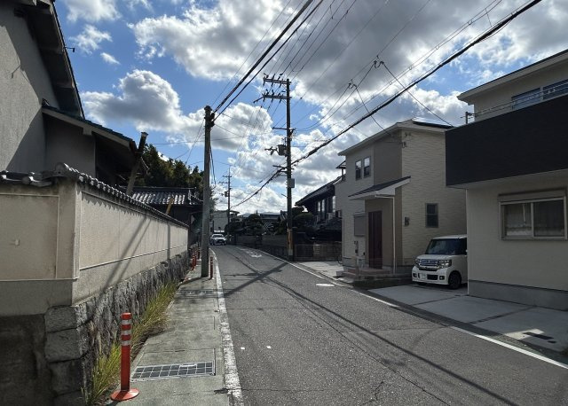 和泉市内田町3丁目土地の前面道路含む現地写真|前面道路②