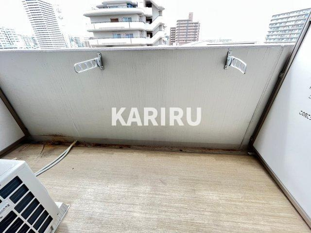 ワールドアイ都島高倉町のバルコニー