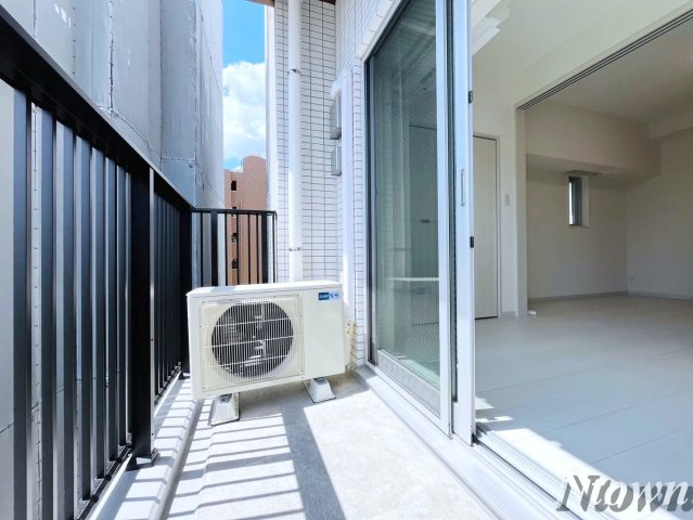 【バルコニー】 | ディアレイシャス東別院Ⅱ | 外からの目が気にならないバルコニーで洗濯物が干せます