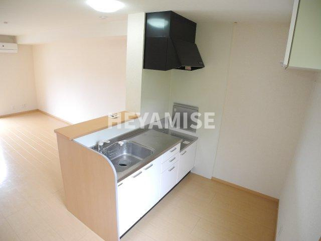 スカイコート大村Ⅱのキッチン|※室内画像は別号室のもの