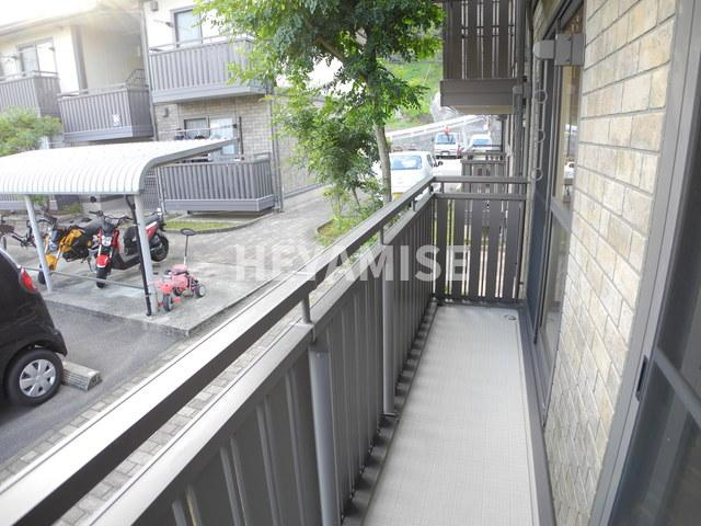 リベルタNAKAZATO　A棟のバルコニー|※室内画像は別号室のもの