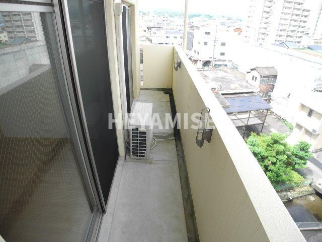 ルーシッド中央のバルコニー|※室内画像は別号室のもの