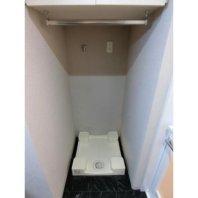 【設備】 | パンセ新町 | 洗濯機置き場です