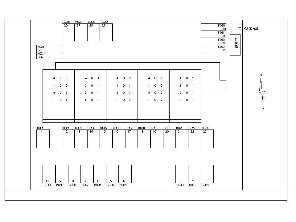 ヴィザージュの駐車場|駐車場