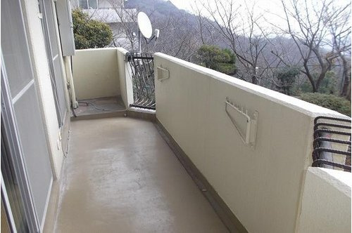 プラザ翠光のバルコニー